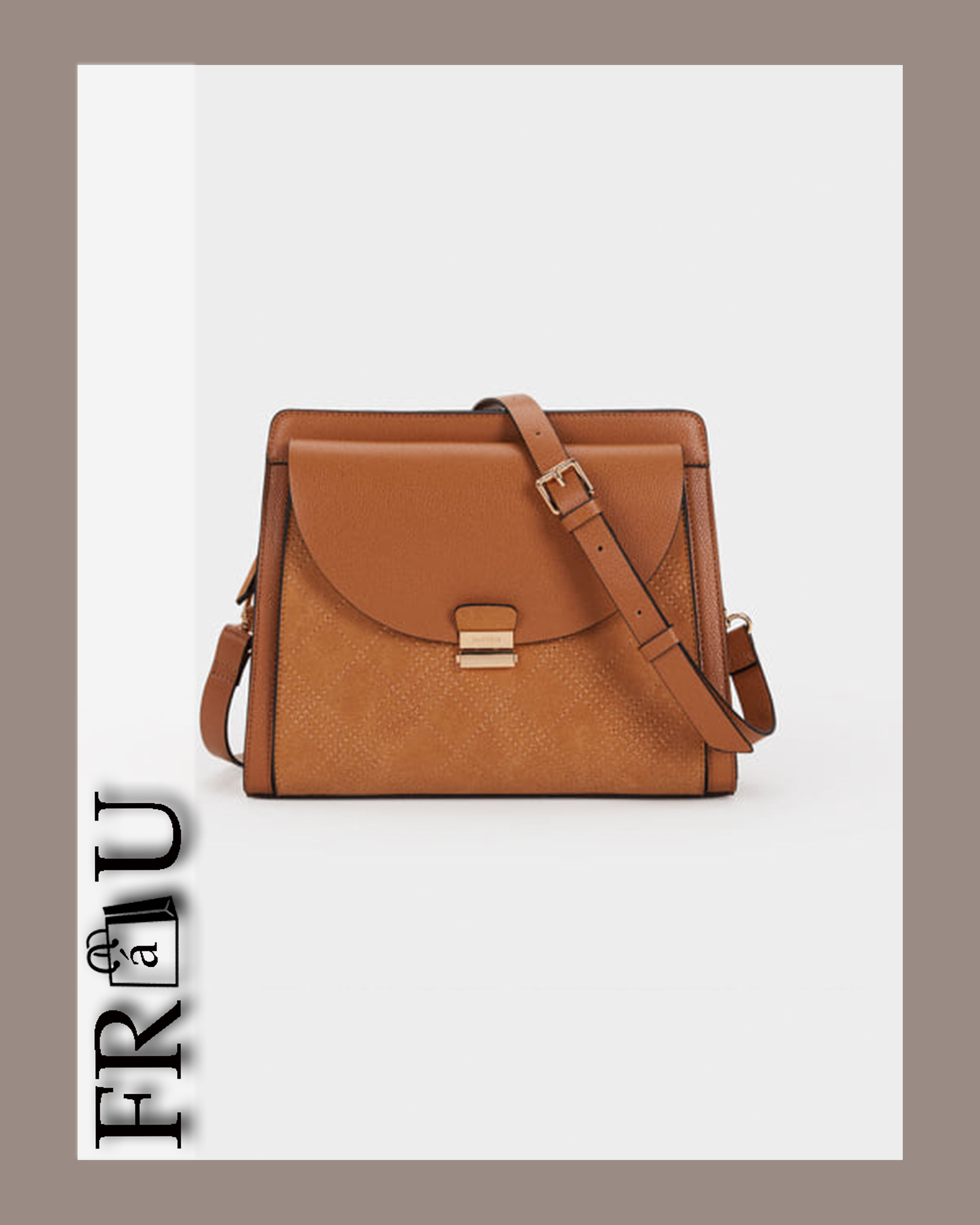PARFOIS | Shoulder Bag With Topstitching