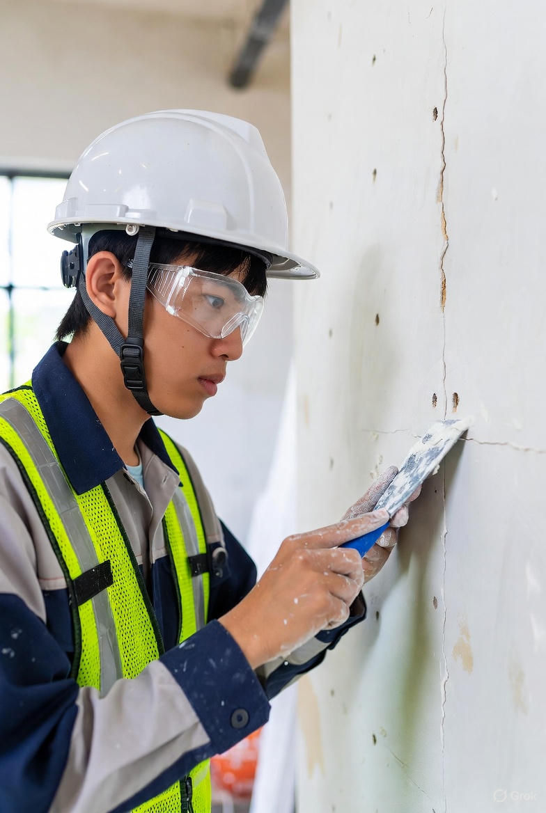 牆面釘孔.裂縫填補