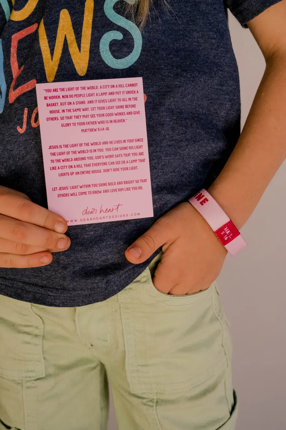 Thumbnail: Let Your Light Shine Kids Bracelet