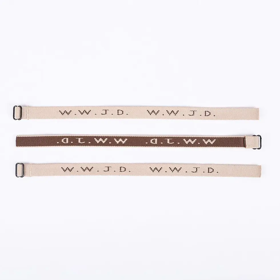 Thumbnail: WWJD Bracelet - multiple colors