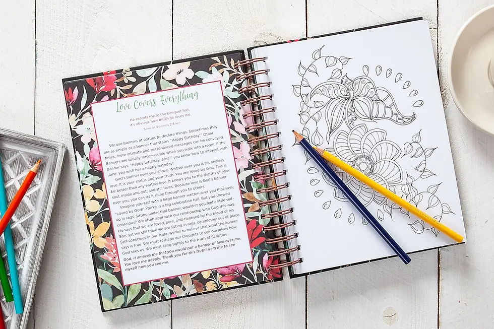 Thumbnail: Think On These Things Devotional Coloring