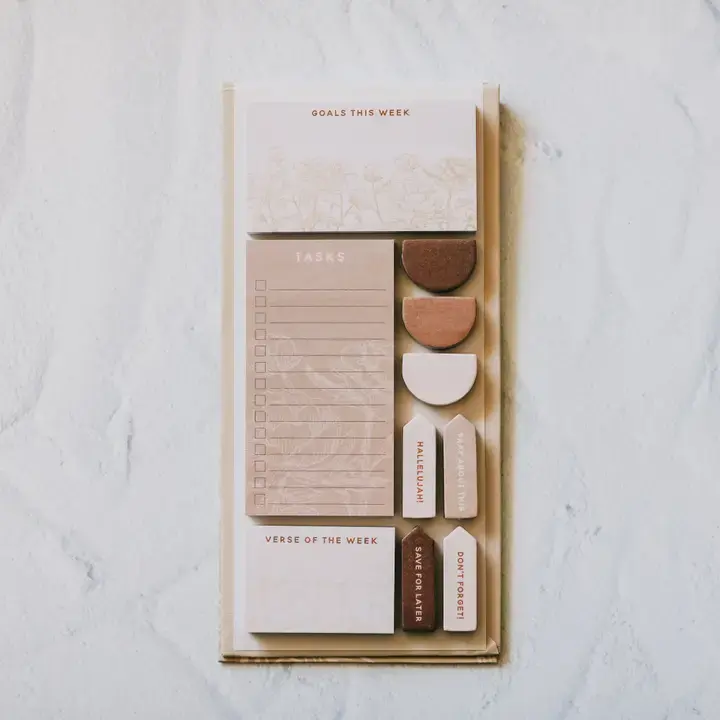 Blush Planner Sticky Note Set