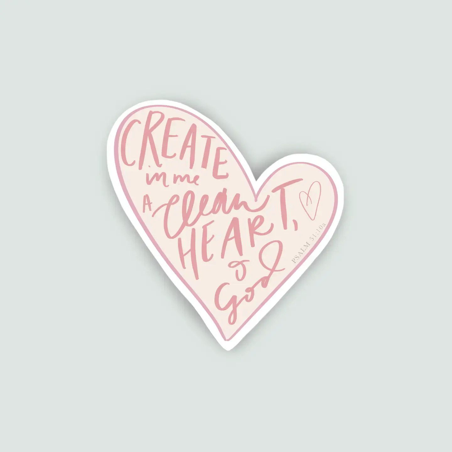 Clean Heart Sticker