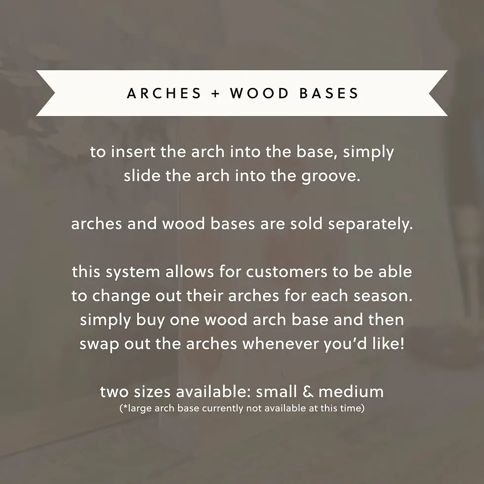 Thumbnail: Arch Wood Base Only