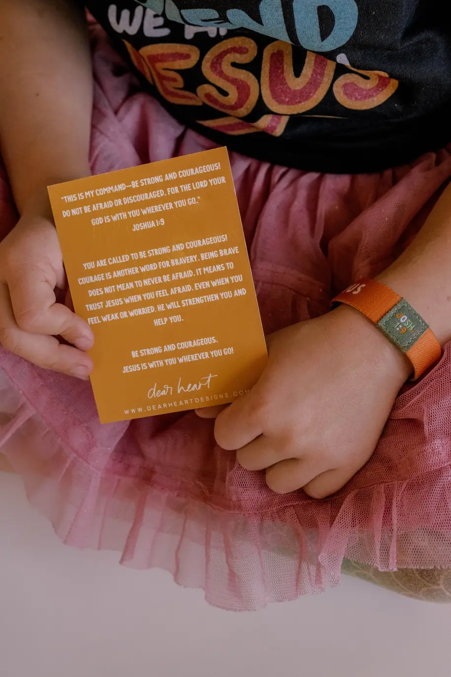 Thumbnail: Strong + Courageous Kids Bracelet