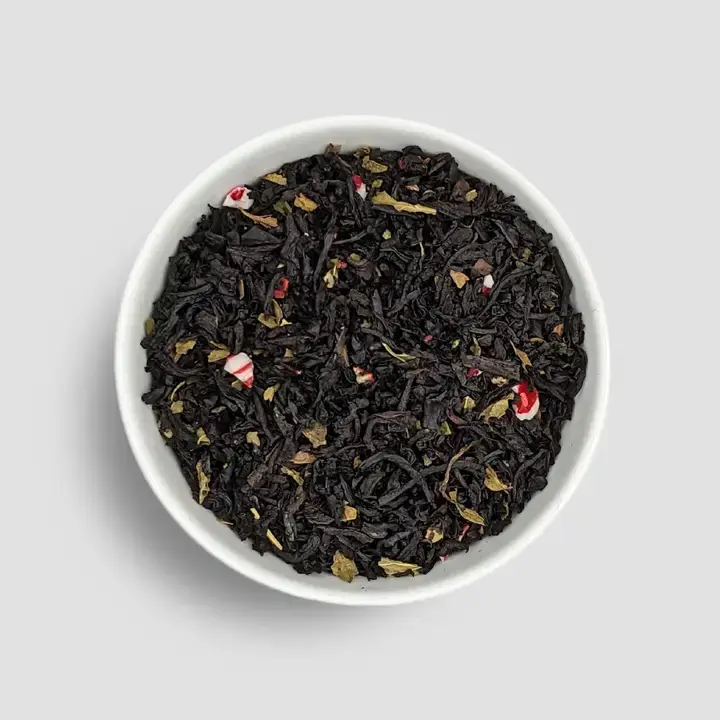 Candy Cane Lane Black Tea with Peppermint