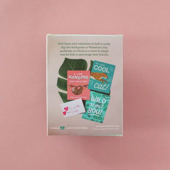 Jungle Kids Mini Valentines