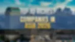 Skyline with skyscrapers under blue sky. Bold text: "Top 10 Richest Companies in Asia 2026". Subtitle about economy giants.