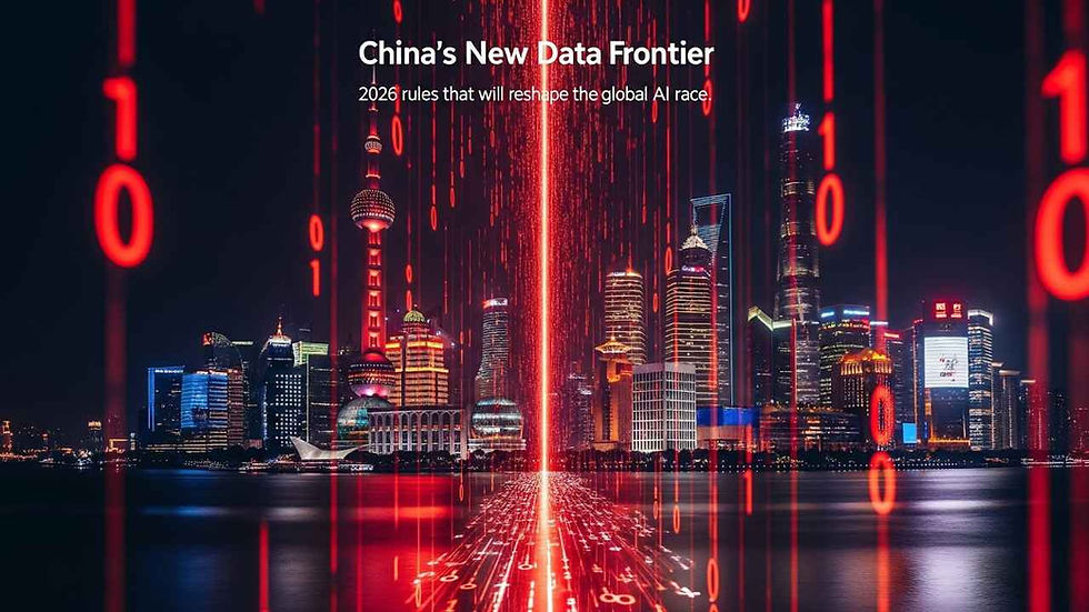 China’s New Data Frontier: How 2026 Rules Will Reshape the AI Race