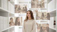 Teenager with hyperthymesia visualizing memory palace