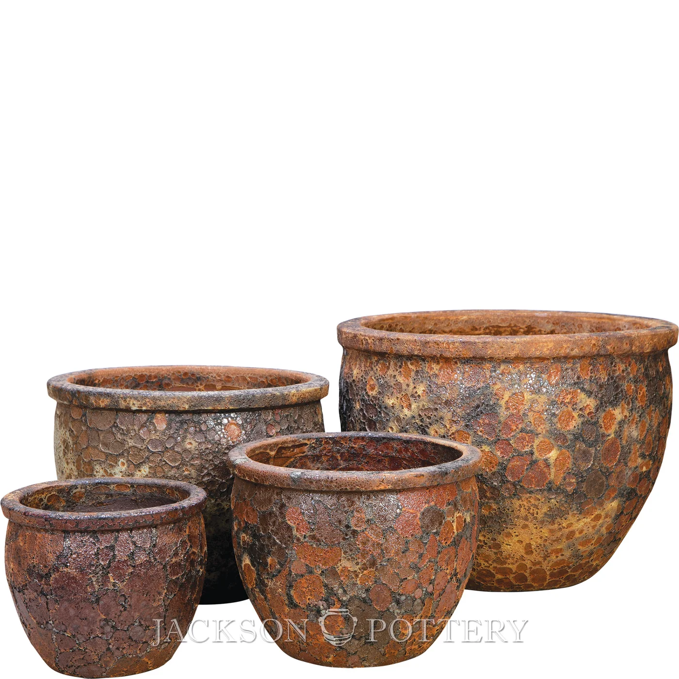 Jackson Pottery Volcano Bay Collection - Turner Fishbowl (Volcanic Rust)