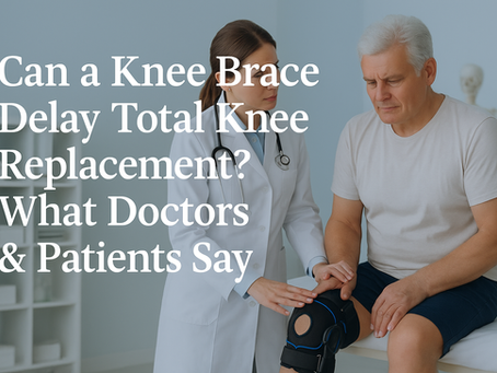 Can a Knee Brace Delay Total Knee Replacement? What Doctors & Patients Say