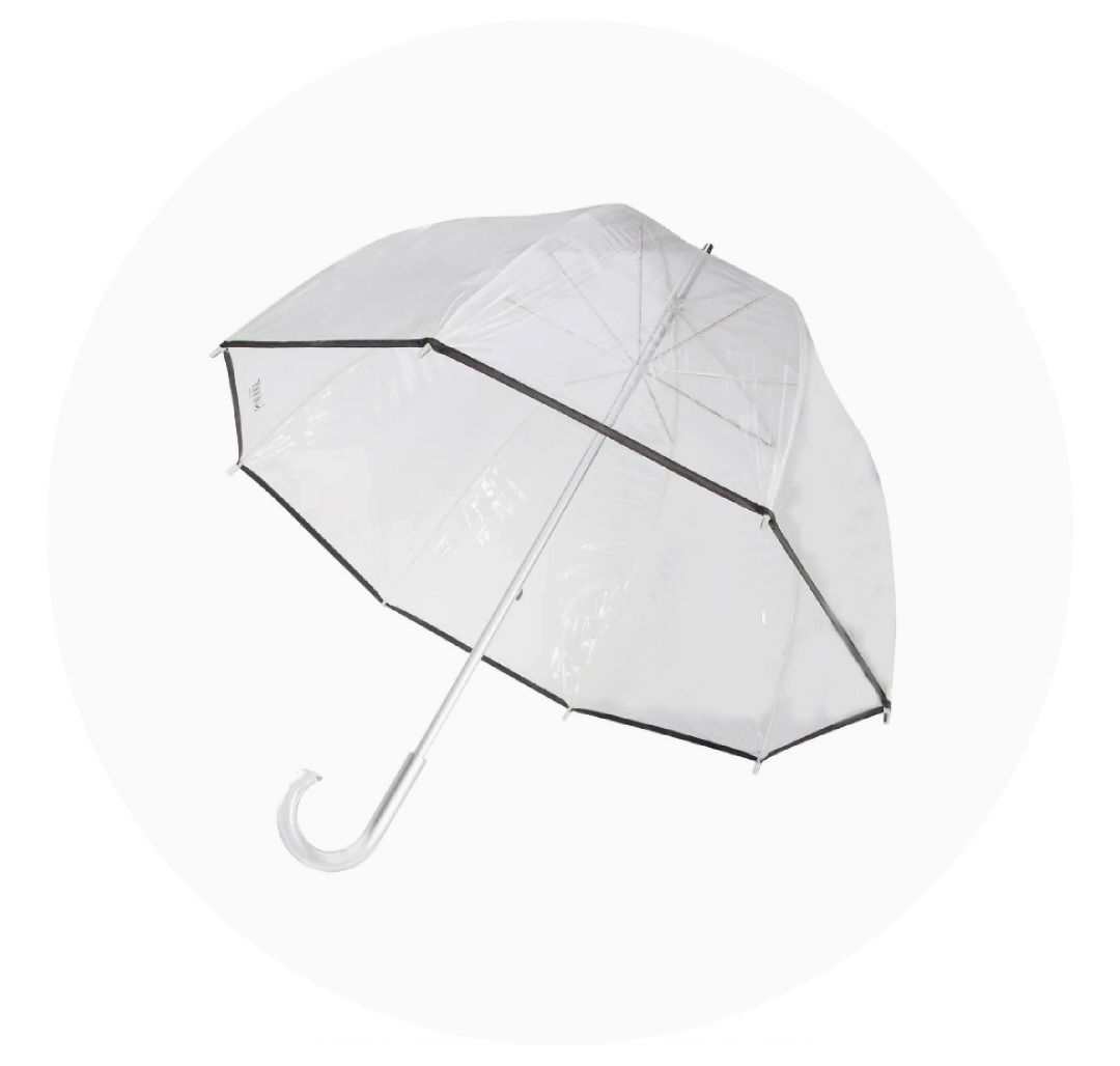 Parapluie cloche transparent pvc ISOTONER 
