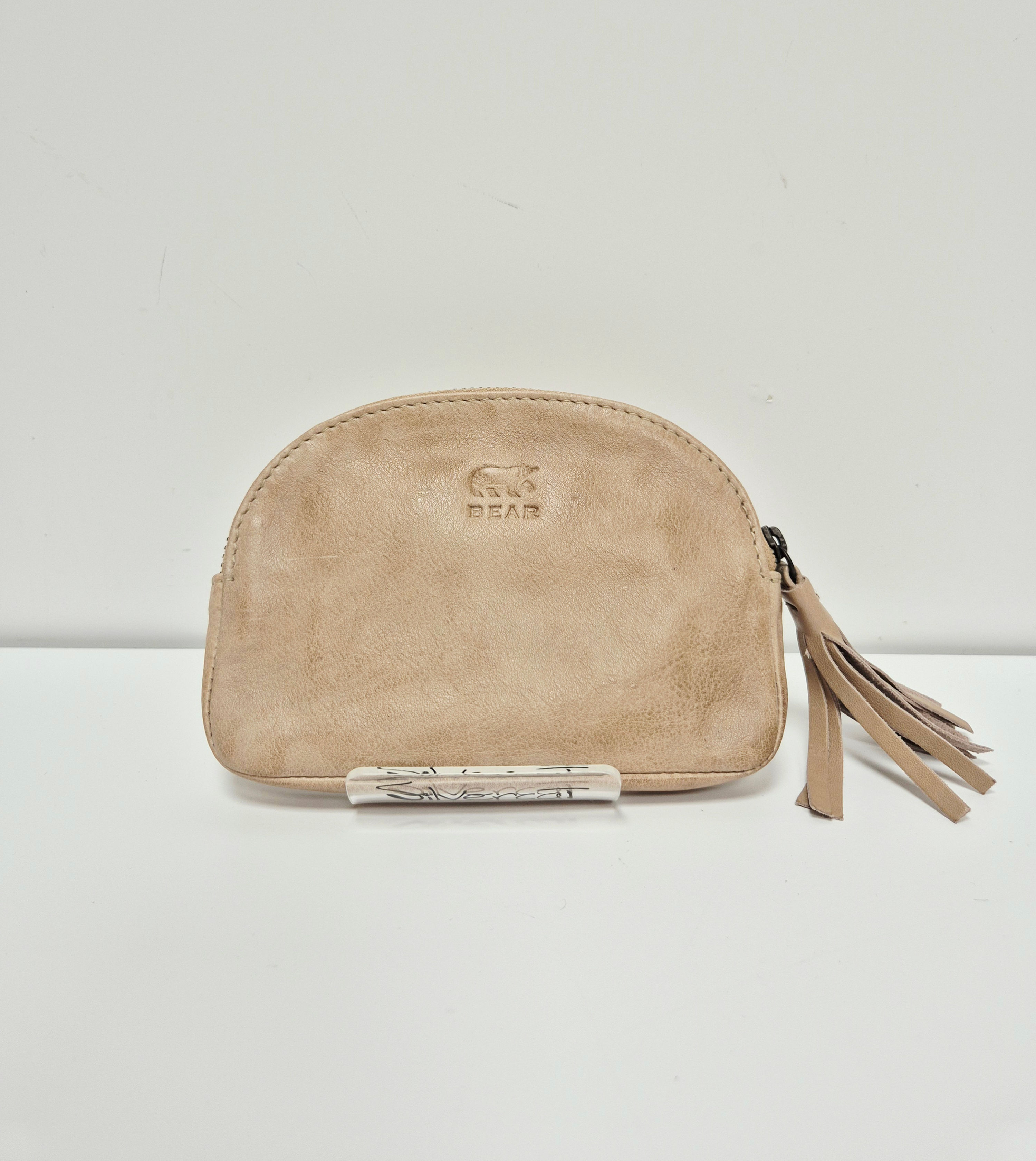 Bourse Cuir Bear Design 