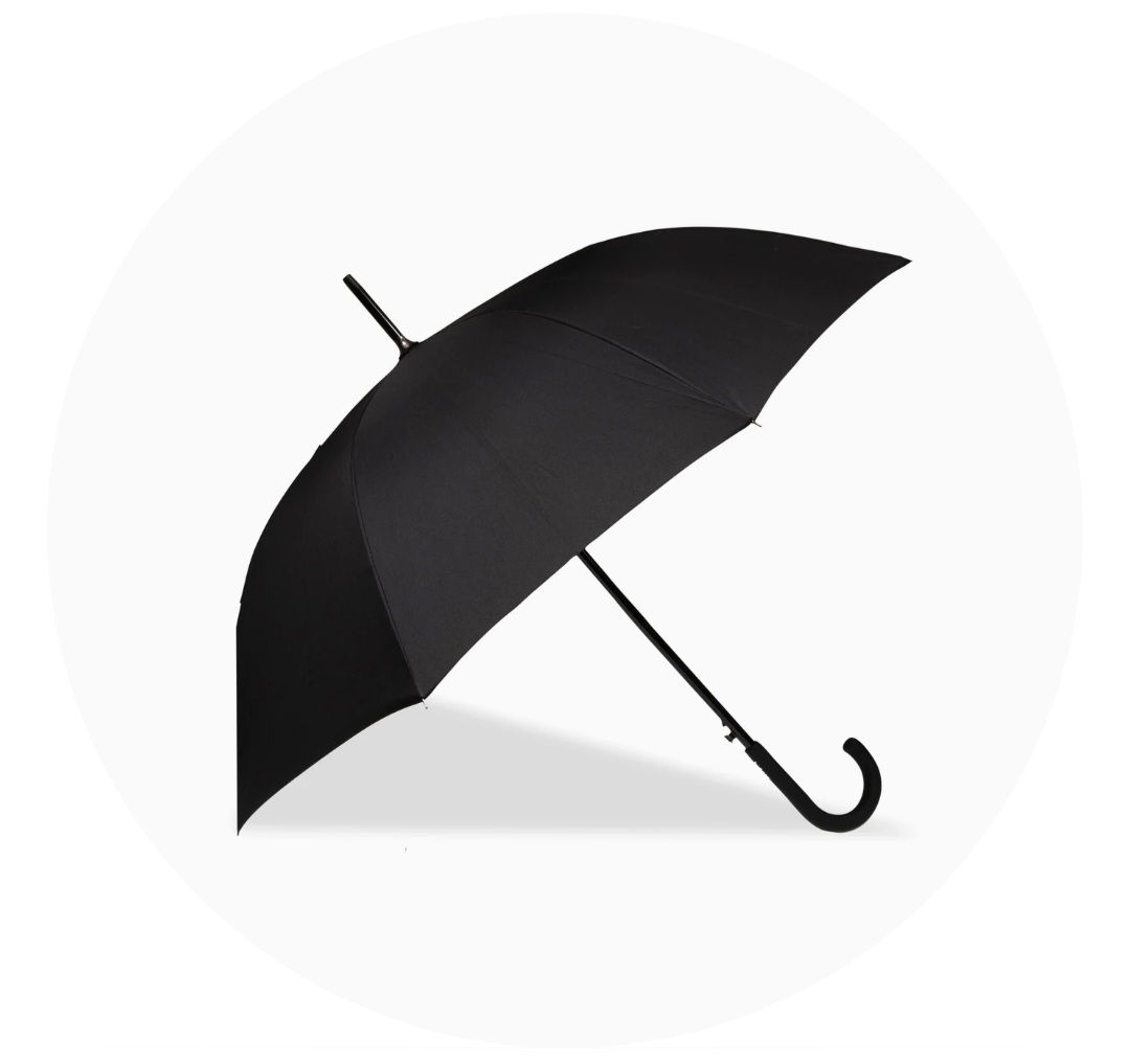 Parapluie canne homme ISOTONER 