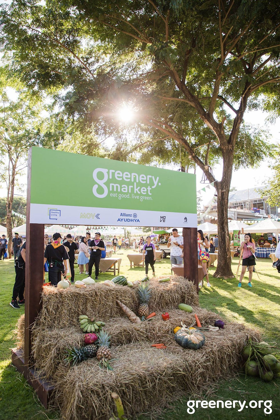 เช่าวิทยุสื่อสารงาน Greenery Market ร้านKINGDUCK
