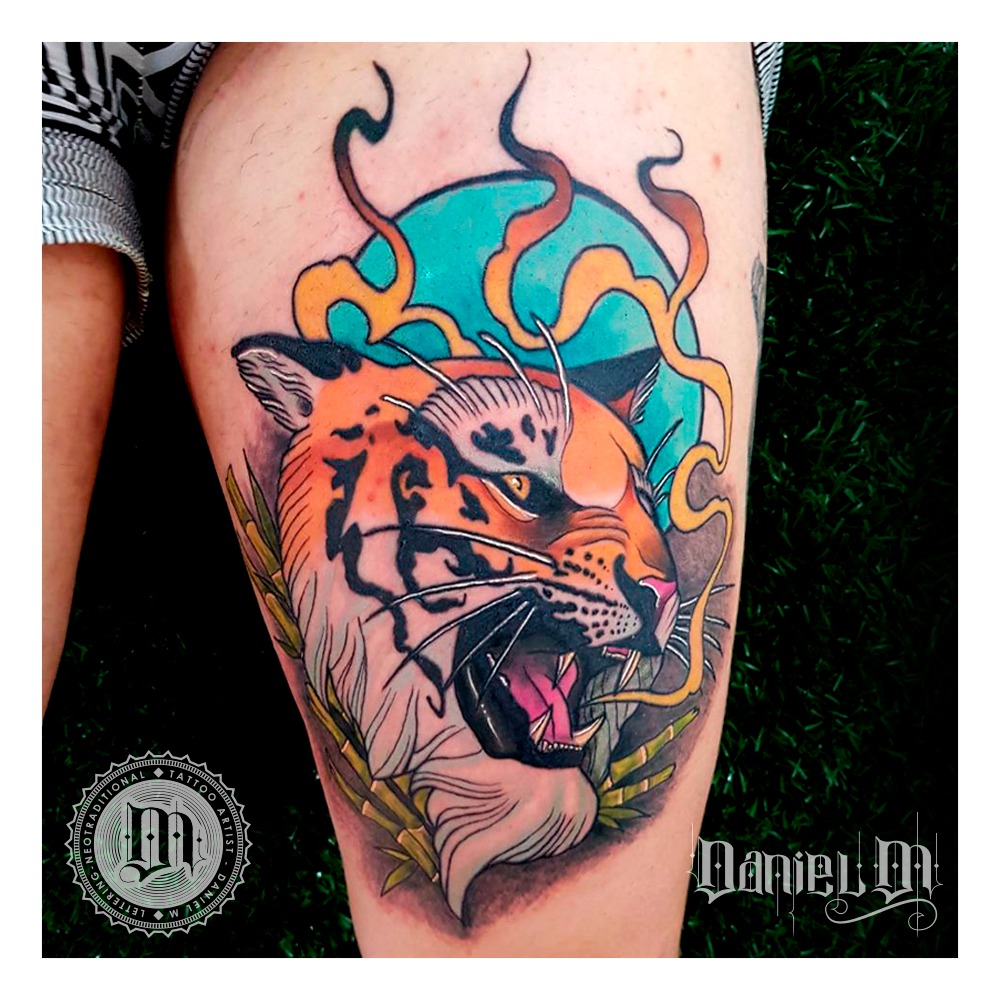 Tigre Tattoo Neotradicional