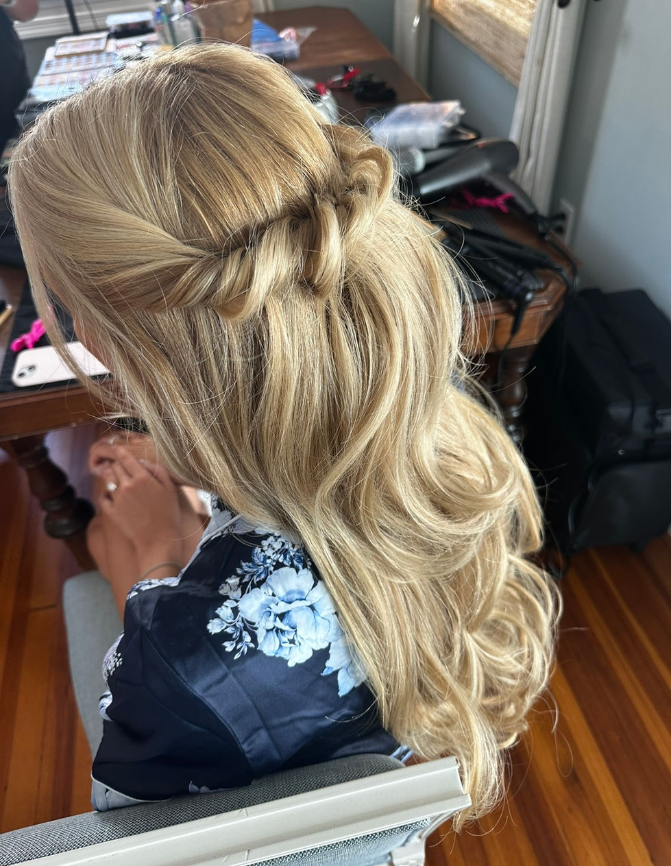 Bridesmaid updo