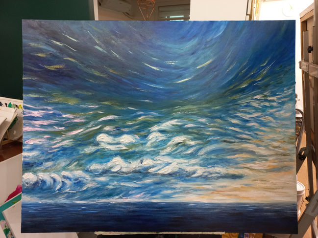 Sky and Clouds (2022) by Tae Yong AHN