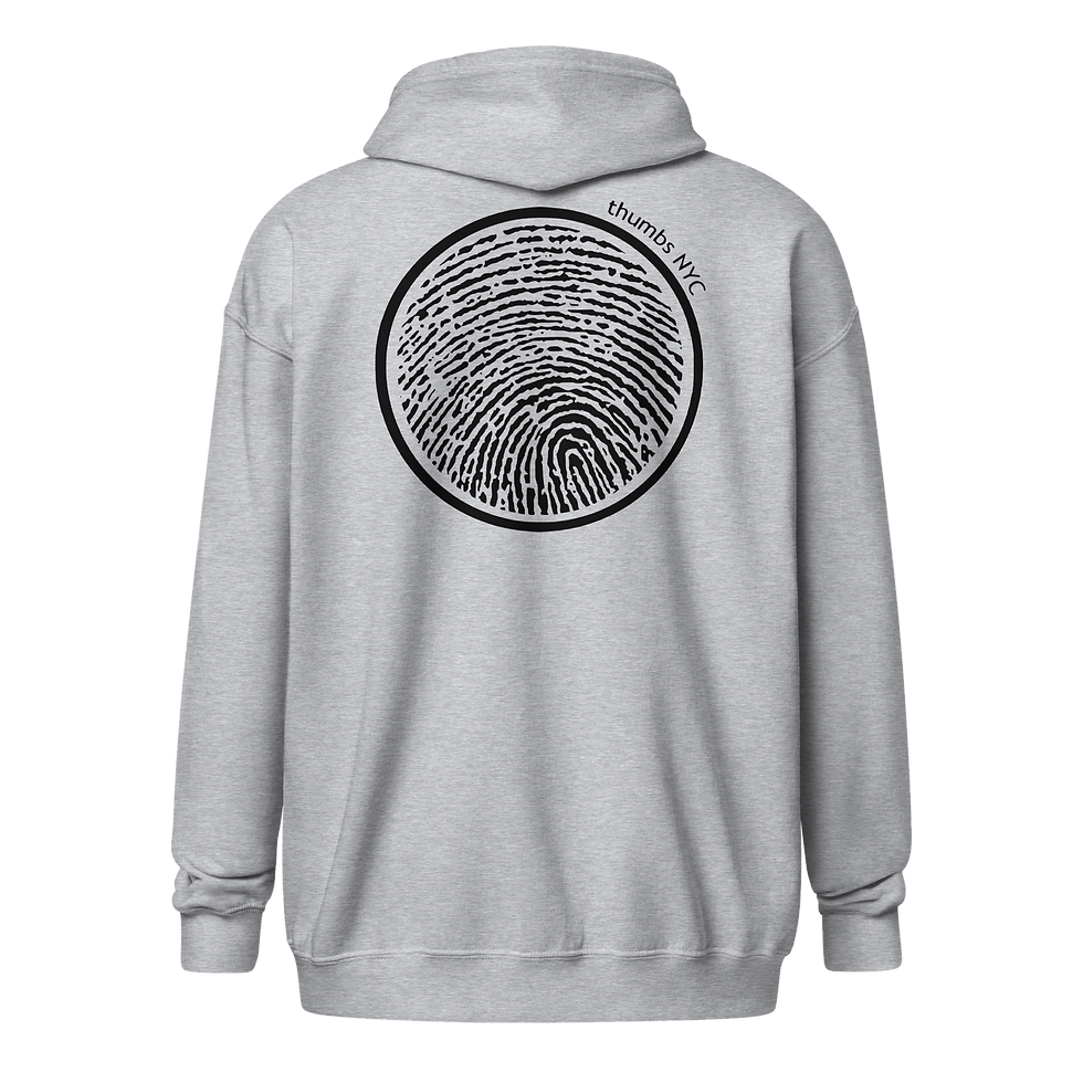 Thumbnail: Thumbs Logo heavy blend zip hoodie