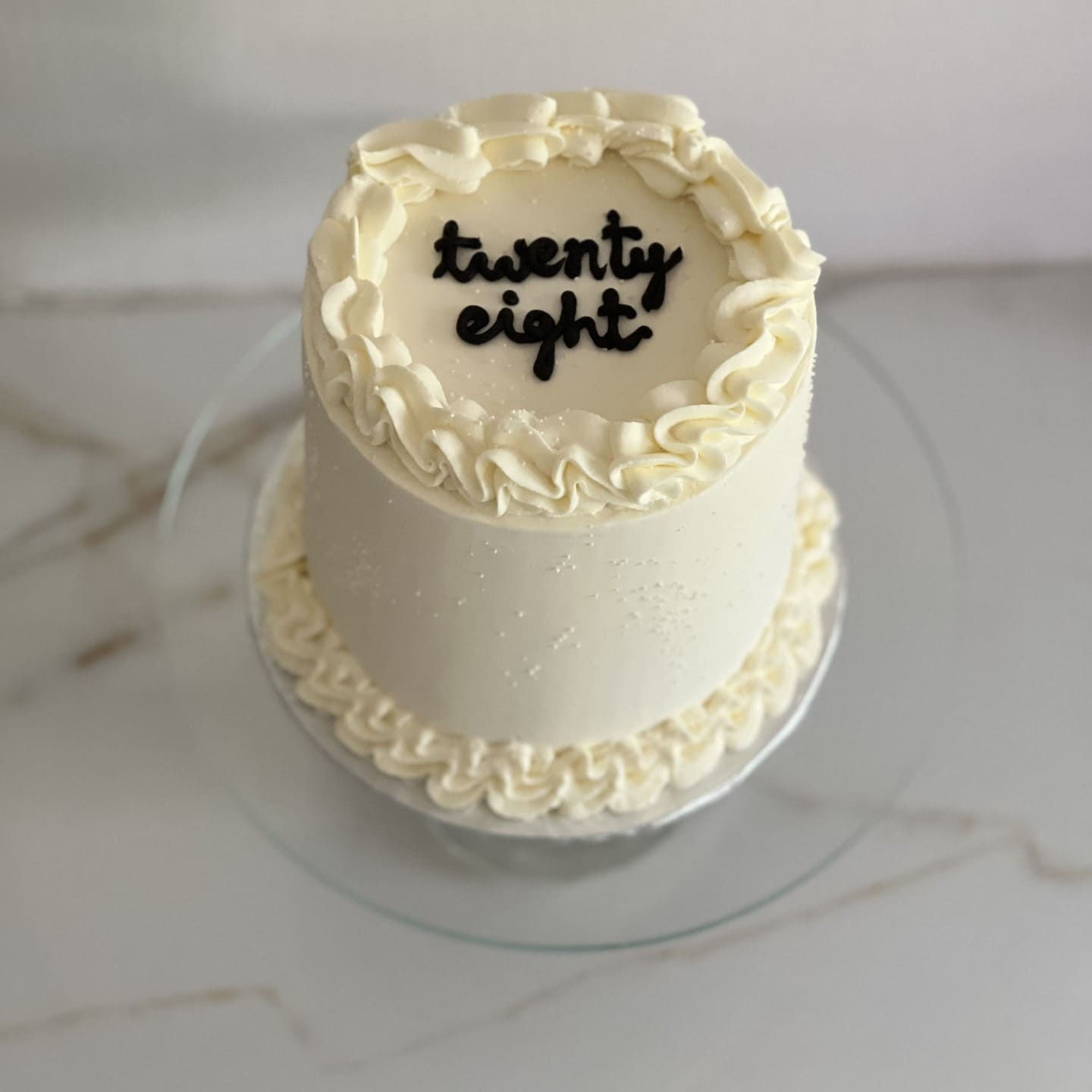 White ocasion cake