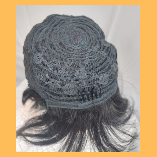 Thumbnail: Short Pixie Human Hair Wig With Fringe