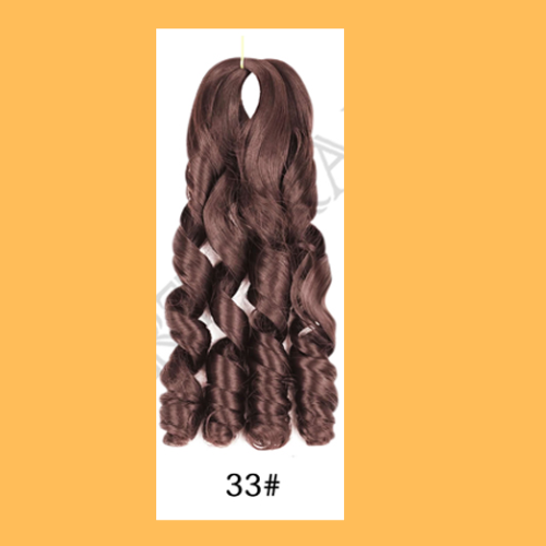 Thumbnail: One Tone/Mix Tone - Loose Wave Pre Stretched French Curly Braids Extensions