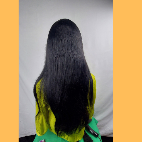 Thumbnail: 13*4 Straight Human Hair Wigs Baby Hair
