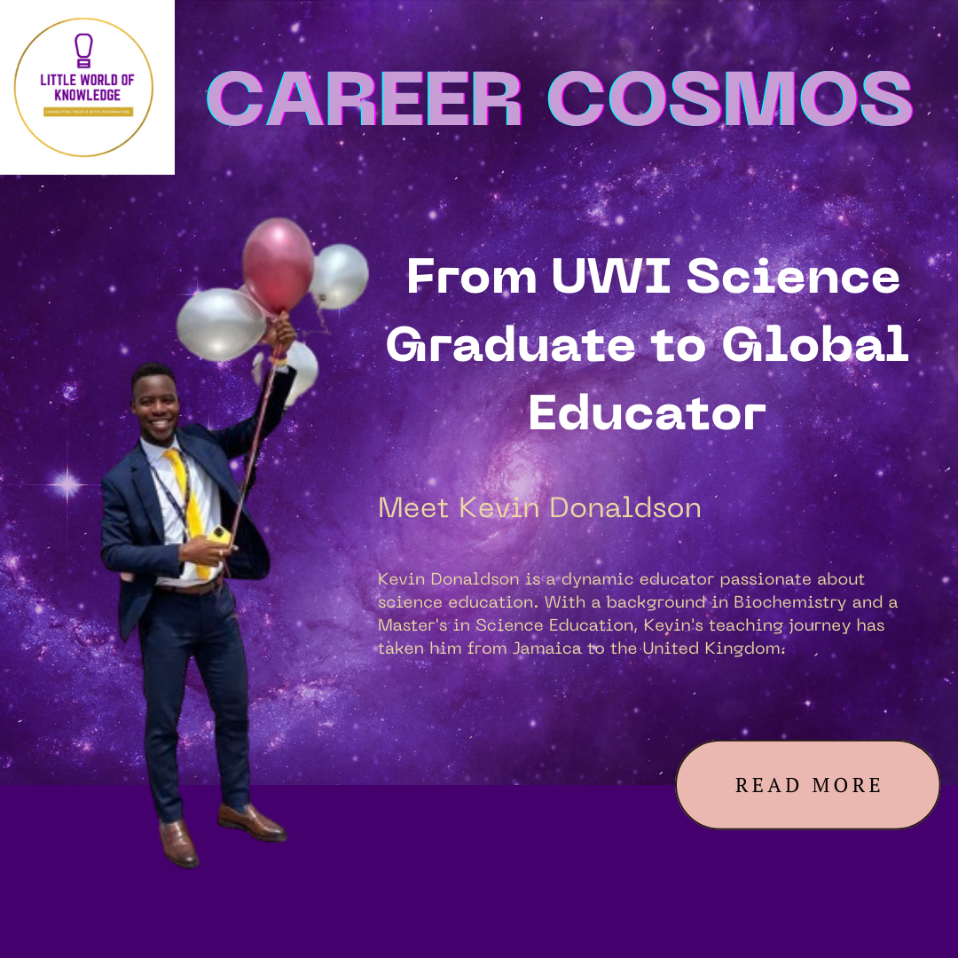 Kevin Donaldson: From UWI Science Graduate to Global Educator