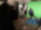 Interview taking place in front of greenscreen in Portland, Oregon