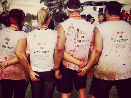 Flashback Friday to our Zombie run Team JJF