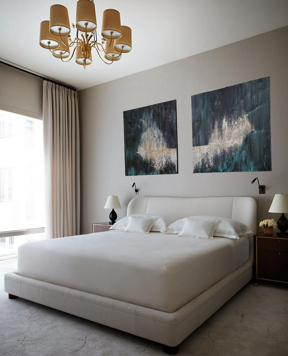 Thumbnail: non cosi vicino / 2 - 80 x 80 cm/ 2022