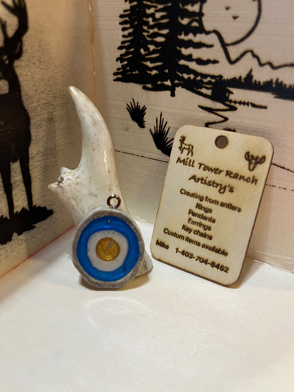Moose/deer pendant