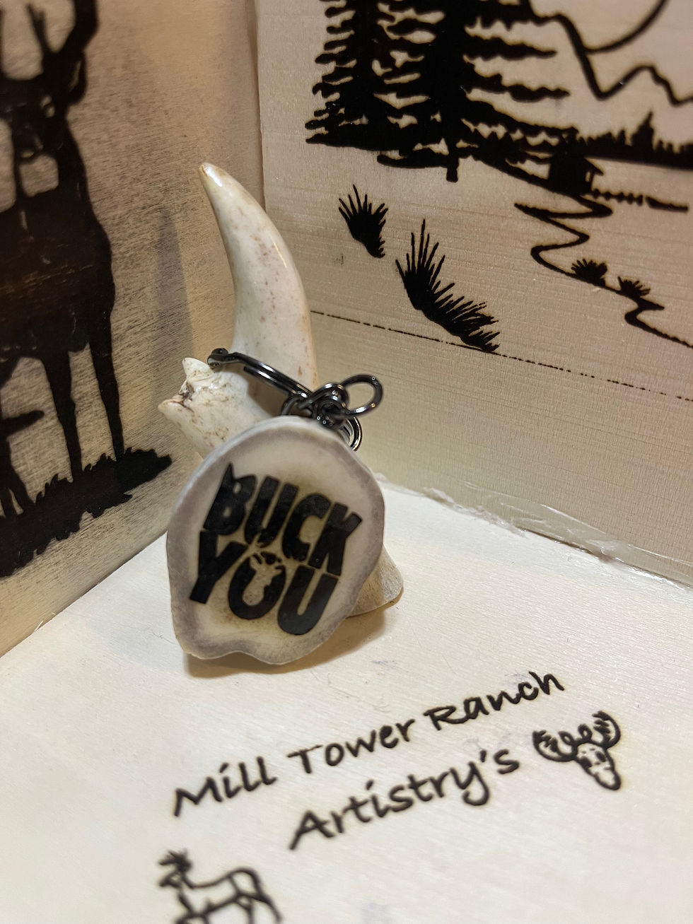 Deer buck you key chain