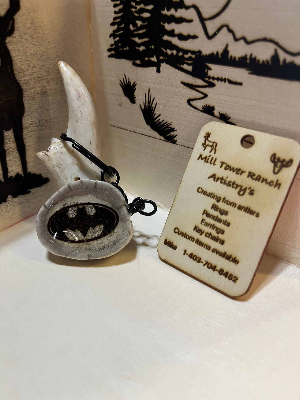 Bat key chain