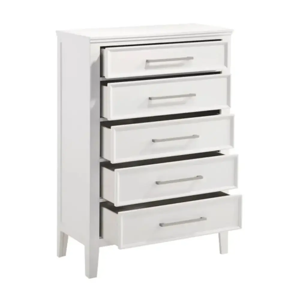 Thumbnail: Andover 5-Drawer Chest B677W-070 - White