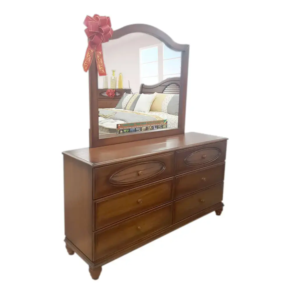 Coastal Breeze Dresser and Mirror | Tobacco