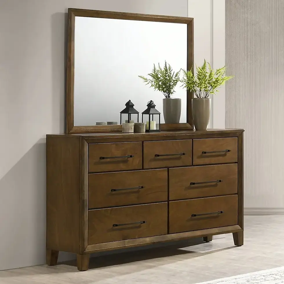Ballard Dresser and mirror 7 drawers
