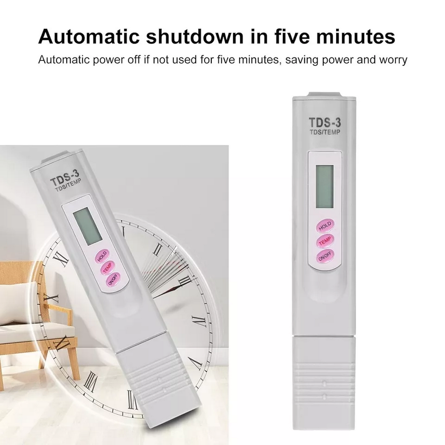 Thumbnail: Digital Tester TDS PPM Meter Water Purity Hydroponics Water Quality Test Pen