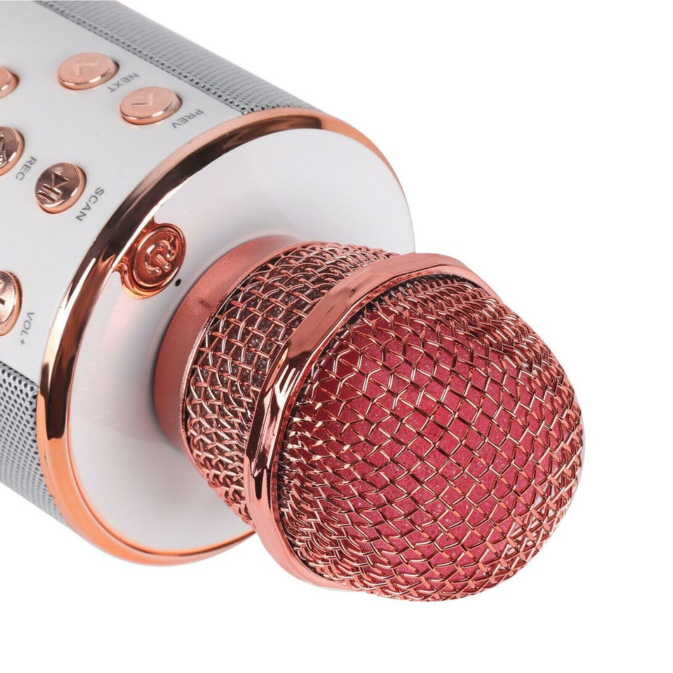 Thumbnail: Wireless Bluetooth Karaoke Microphone Speaker Handheld KTV Player Singing Mic UK