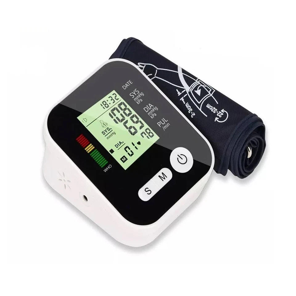 Thumbnail: 10x Digital LCD Blood Pressure Monitor Automatic Upper Arm BP Machine & Heart Ra