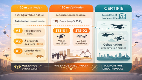 CHANGEMENTS MAJEURS DE LA RÉGLEMENTATION EUROPÉENNE DES DRONES AU 1ER JANVIER 2026