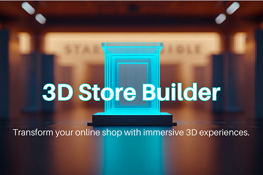 3D Store Builder banner