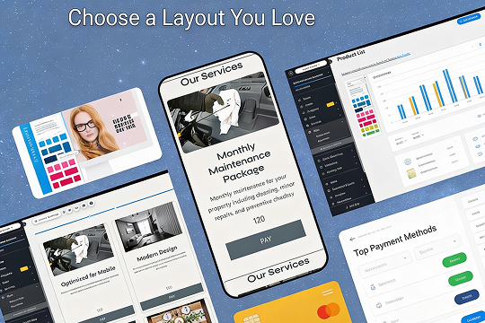 Services and Products banner