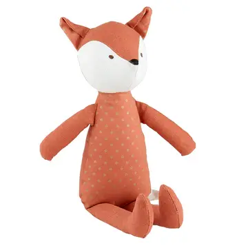 Dotted fox stuffed animal toy