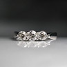 Star 129 3 Stone diamond ring