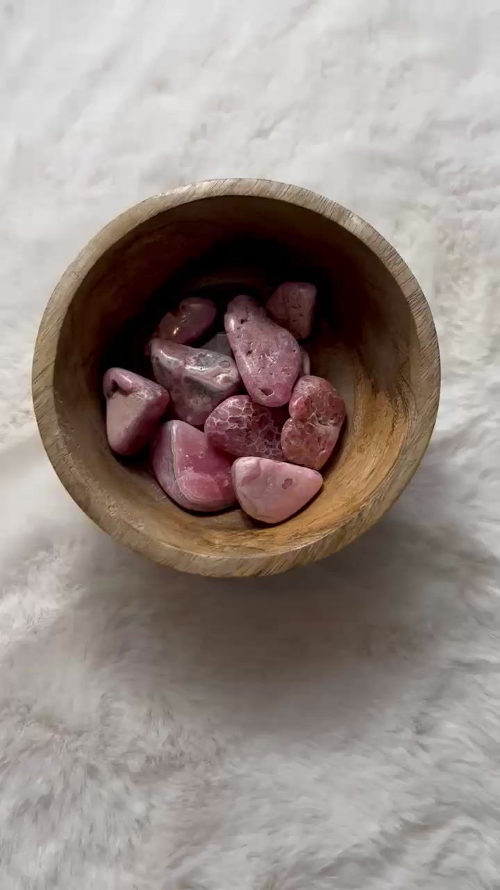 Miniature : Pierres roulées en Rhodochrosite