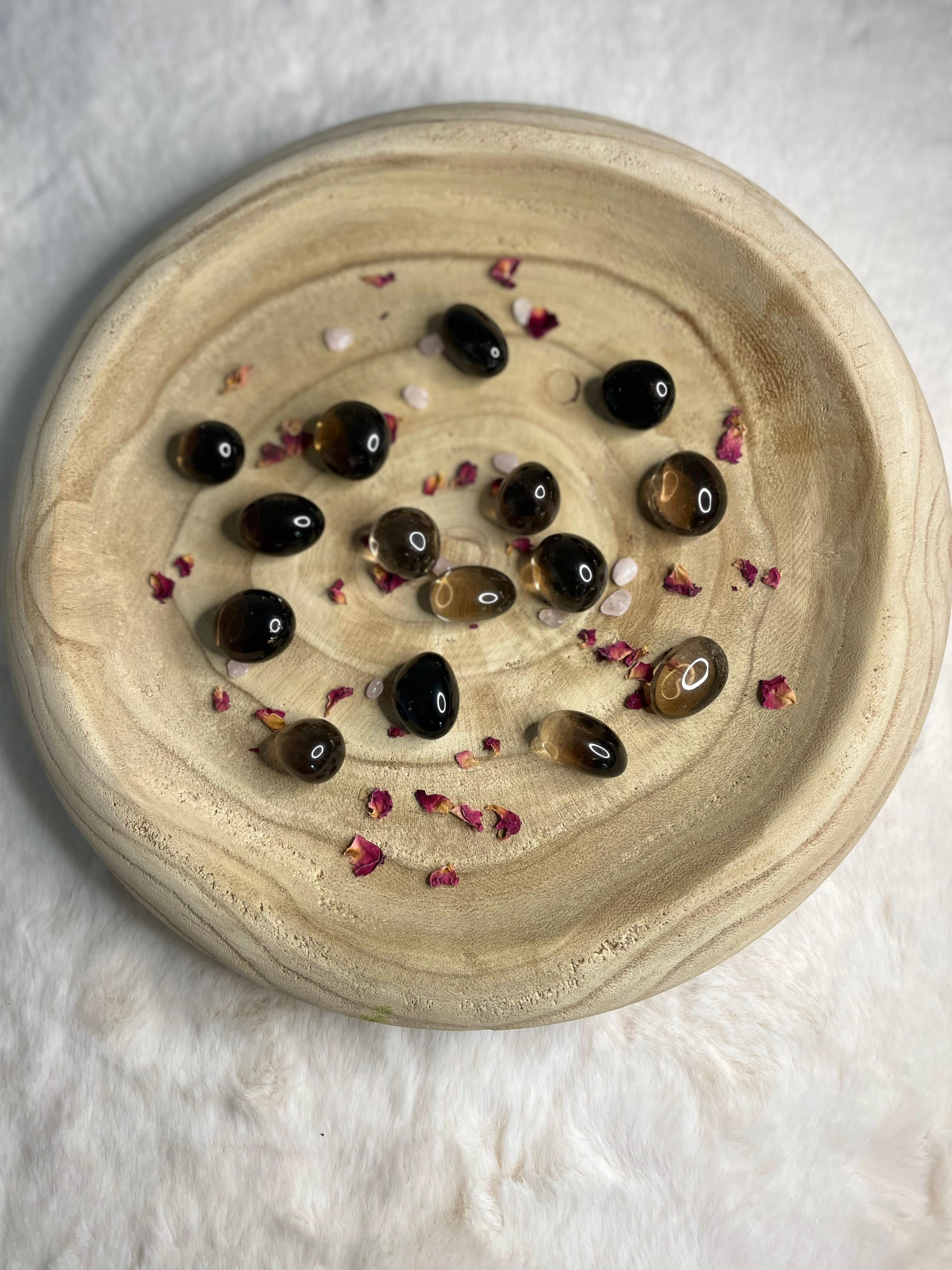 Pierres roulées Cristal de roche fumé