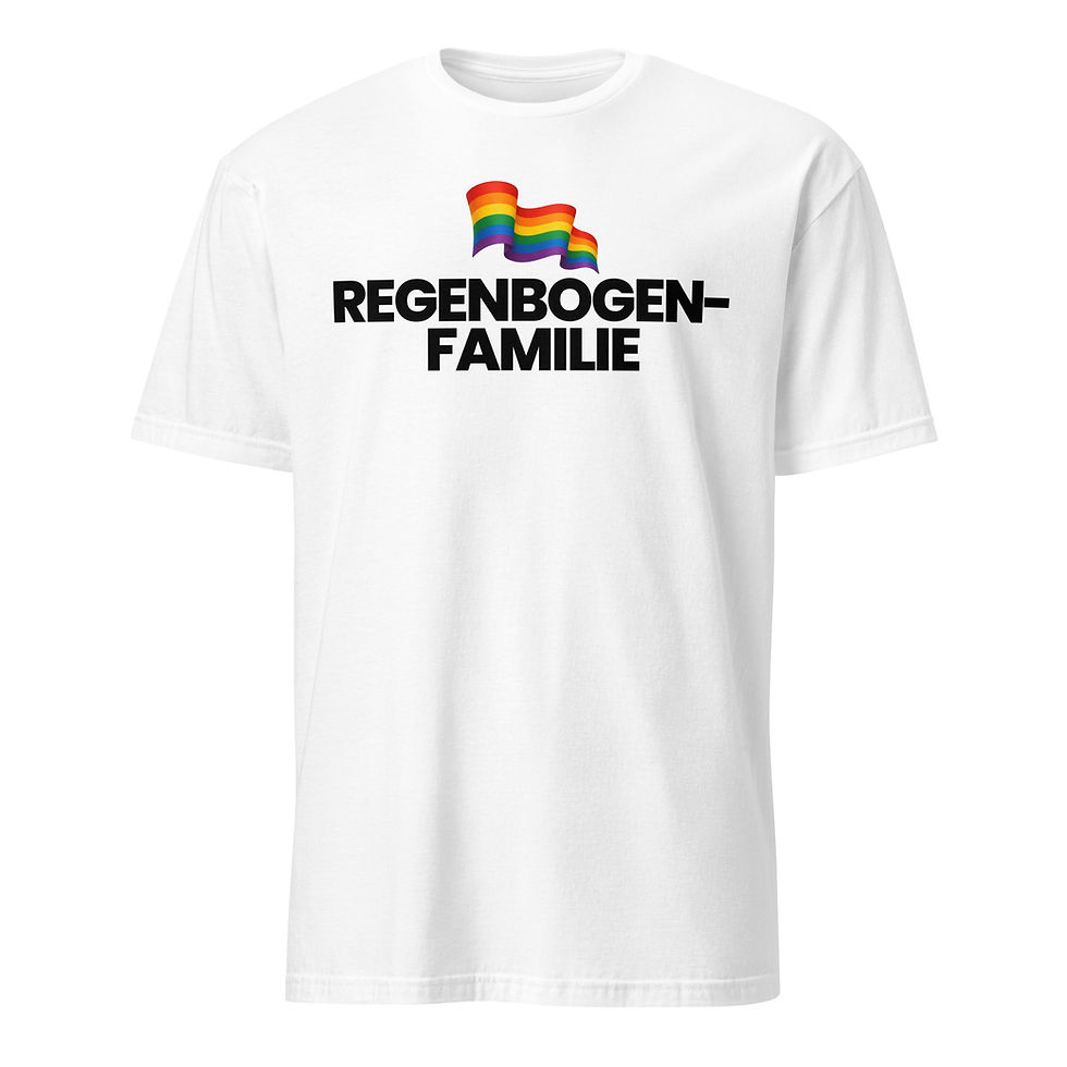 Thumbnail: REGENBOGEN-FAMILIE - UNISEX SHIRT