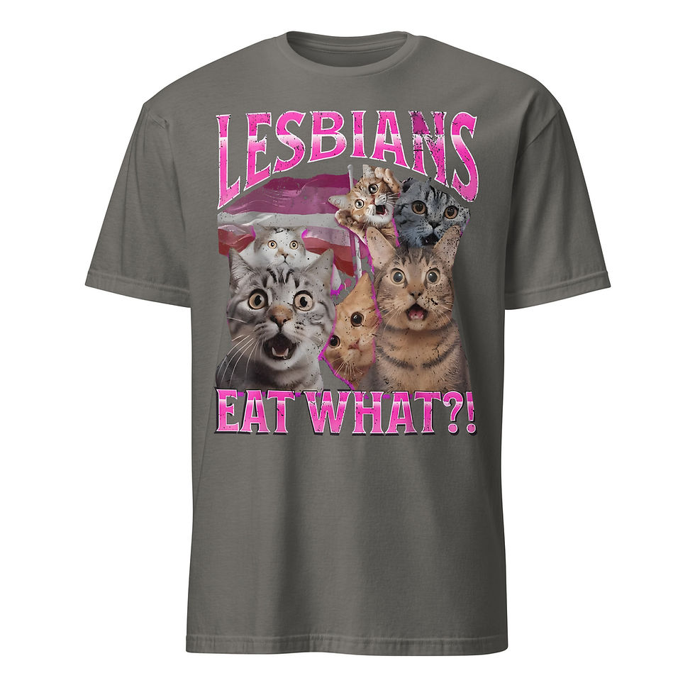 Miniaturbild: LESBIANS EAT WHAT? - UNISEX SHIRT